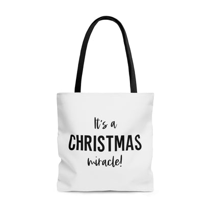 "It's a Christmas Miracle!" Tote Bag