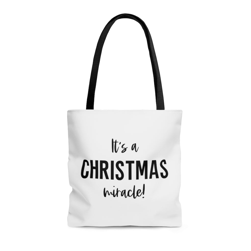 "It's a Christmas Miracle!" Tote Bag