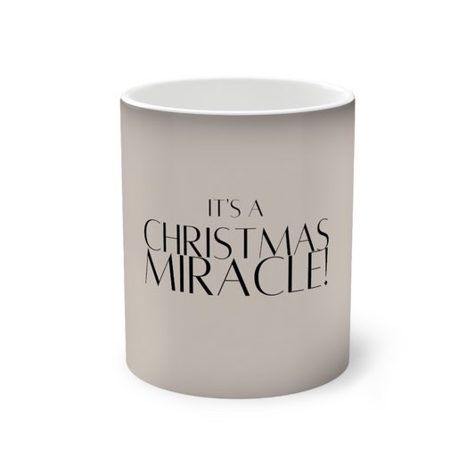 'it's a Christmas miracle' Color-Changing Mug, 11oz